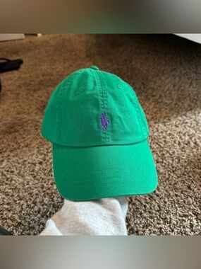 Polo Ralph Lauren Green & Purple Hat
